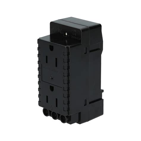 din electrical box|din rail mount 120vac receptacle.